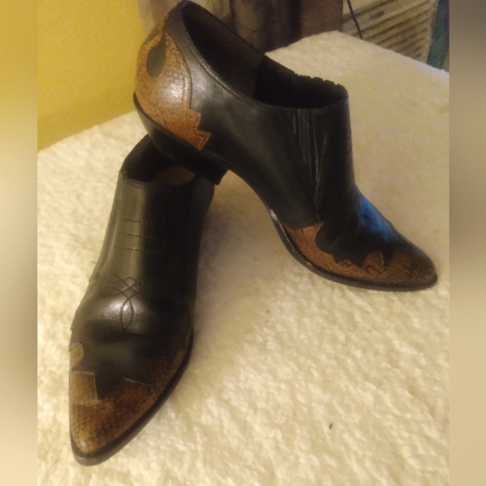 Nine West Brazilian Leather Booties